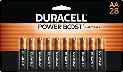 Amazon.com: Duracell Coppertop AA Batteries with Power Boost Ingredients, 28 Count Pack Double A Battery with Long-lasting Power, Alkaline AA Battery for Household and Office Devices : Health & Household Duracell Battery, Stud Finders, Game Remotes, Storm Prep, Wireless Mouse, Remote Controls, Aa Batteries, Aa Battery, Household Supplies