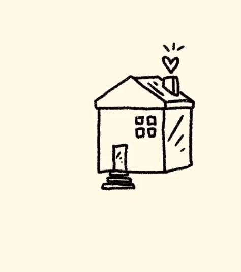 Harry’s House Tattoo Outline, Love On Tour Tattoo Ideas, This Must Be The Place Tattoo, Harrys House Drawing, House Tattoo Minimalist, Harry’s House Tattoo, Little House Tattoo, Matilda Harry Styles Tattoo, Harry Doodles