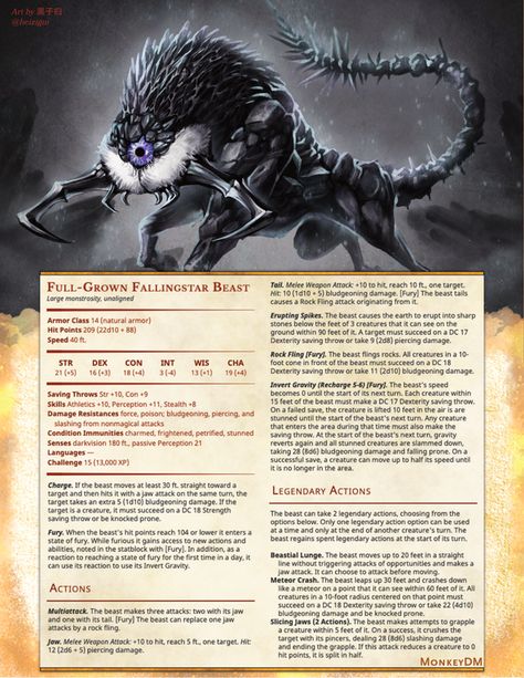 D&d Beasts, Homebrew Monsters 5e, Dnd Monsters Homebrew, D&d Monsters, Dnd Homebrew Monsters, Dungeons And Dragons Monsters, Dnd Enemies, Homebrew Monsters, 5e Monsters