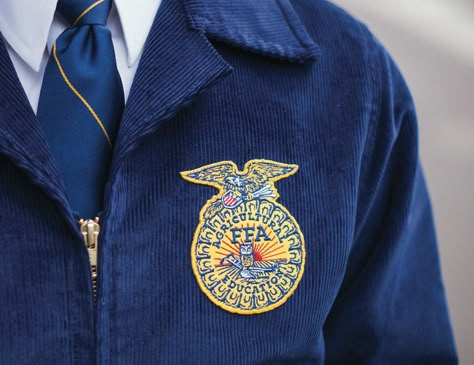 Ffa Official Dress, Ffa Creed, Ffa Emblem, Stock Show Outfits, Ffa Week, Ffa Jacket, Ffa Ideas, Graduation Goals, Leadership Workshop