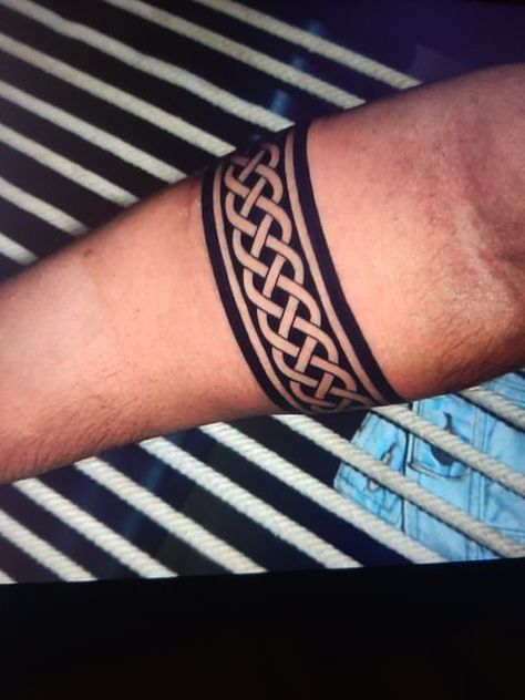 Norse Arm Ring Tattoo, Nordic Wrist Tattoo, Nordic Arm Band Tattoo, Scottish Arm Band Tattoo, Viking Bracelet Tattoo, Armband Tattoos For Men, Leg Band Tattoos, Celtic Tattoos For Men, Warrior Tattoo Sleeve