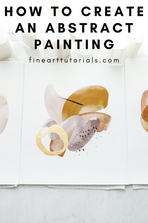 Abstract art is a fun and accessible style for beginners. In this tutorial, find out how to create your own striking abstract paintings. Learn how composition and colour combinations can affect the outcome of your artwork and some techniques to improve your skills. #abstractart #abstractoilpainting #artforbeginners #beginnerart #howtopaint #paintingtutorials #arttutorials #abstract #abstractpainting #oilpainting Create Your Own Abstract Art, Acrylic Composition Painting, Composition For Abstract Painting, Abstract Art Composition Ideas, Composition Abstract Art, Abstract Composition Ideas, Abstract Art Painting Tutorial, Abstract Art How To, How To Draw Abstract Art