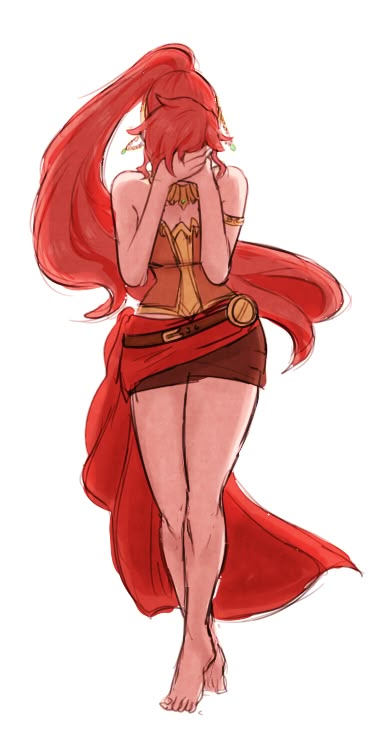 "I'm...I'm sorry..." Phyrra Nikos, Pyrrha Nikos Fanart, Rwby Pyrrha, Pyrrha Nikos, Log Horizon, Full Metal Alchemist, Rwby Red, Red Like Roses, Rwby Characters