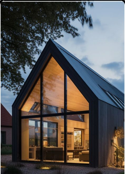 Scandinavian Farmhouse Architecture, Scandanavian Exterior Home, Scandi Home Exterior, Scandinavian House Design Interiors, Scandinavian Modern House Interiors, Scandanavian House Exteriors, Scandi House Design, Scandinavian Exterior House, Backyard Interior