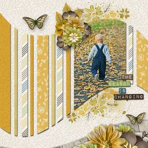 Nearly Autumn Collection by Lindsay Jane - Scrapbook.com Girly Scrapbook, Family Scrapbook Layouts, Scrapbook Gallery, Beach Scrapbook Layouts, Scrapbook Design Layout, Beautiful Scrapbook Layouts, Baby Scrapbook Pages, Bunny Watercolor, Scrapbooking Layouts Baby