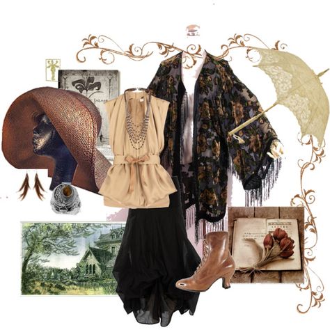 Aunt Fran by missspite on Polyvore featuring STELLA McCARTNEY, Dorothy Perkins, Full Tilt, Miss Selfridge, bohemian, practical magic, aunt fran and witch Aunt Jet Practical Magic, Practical Magic Movie, Bohemian Skirts, Magic Clothes, Fierce Fashion, Witch Fashion, Witchy Fashion, Witch Outfit, Practical Magic