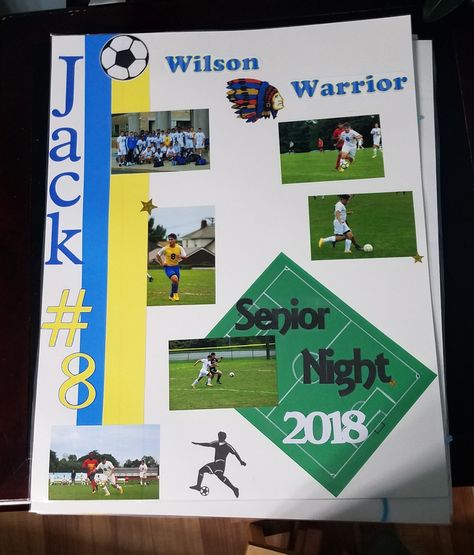 Soccer Poster Ideas, Soccer Senior Night Posters, Football Poster Ideas, Soccer Senior Night, Soccer Posters, Senior Night Posters, Library Chair, Student Christmas Gifts, Soccer Poster