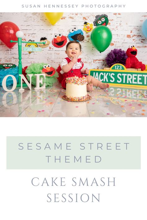 Elmo Theme Photo Shoot, Sesame Street Photoshoot Ideas, 1st Birthday Sesame Street Theme, Sesame Street 1st Birthday Photoshoot, Elmo First Birthday Photoshoot, Elmo Birthday Photo Shoot, Sesame Street Birthday Smash Cake, Elmo Smash Cake Photoshoot, Sesame Street Photo Shoot