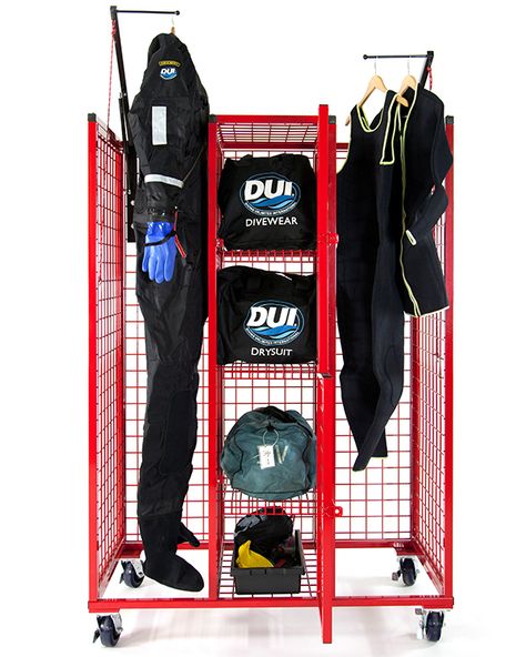 Scuba Gear Storage, Wetsuit Storage, Scuba Storage, Suit Storage, Gear Room, Storage Lockers, Scuba Gear, Gear Organizer, Diving Gear