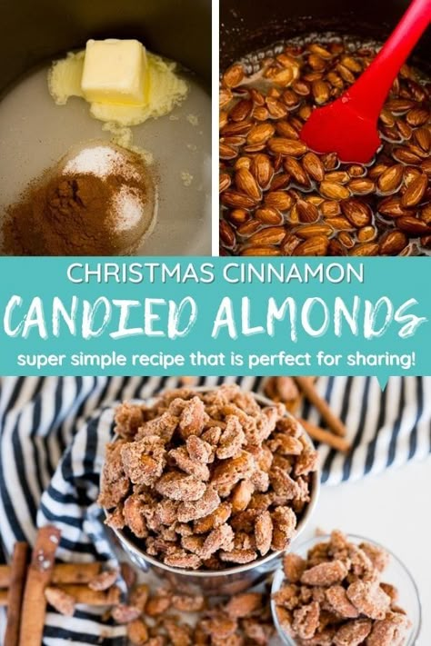 Quick & Simple Candied Almonds - Cooking With Karli Sugar Almonds, Coated Almond Recipes, Glazed Almonds, Almond Recipes Snacks, Caramelized Almonds, Almond Candy, Coated Almonds, Sugared Almonds, Candied Almonds Recipe