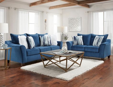 Light blue couch living room