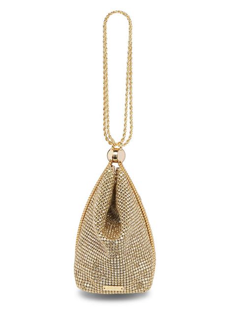 Shop Cult Gaia Rue Rhinestone Wristlet | Saks Fifth Avenue Cult Gaia Bag, Golden Birthday, The Cult, Cult Gaia, Sand Dollar, Rope Chain, Magnetic Closure, Chain Strap, Bags Women