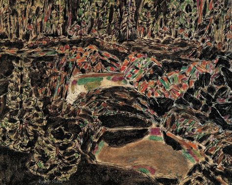 Dark Pool, Ti Magami – Picturing the Americas David Milne, Montreal Museum, Peter Doig, Museum Of Fine Arts, Inspirational Art, Abstract Landscape, Fine Arts, Landscape Art, Montreal