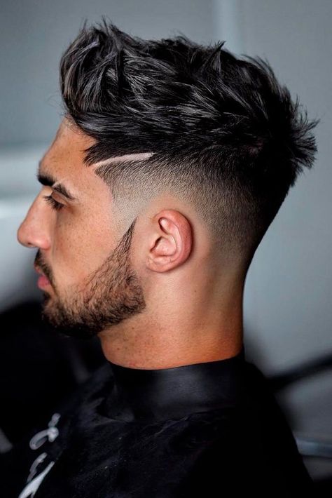 Temp Fade Haircut, High Fade Haircut, Drop Fade Haircut, Haircuts Ideas, Cool Mens Haircuts, Men Haircut Styles, Cool Hairstyles For Men, Mens Haircuts Fade, Popular Haircuts