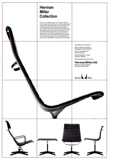 Armin Hofmann, Furniture History, Furniture Graphic, Nike Poster, Cal State, Retro Office, Charles Eames, Vintage Graphic Design, Design Office