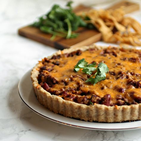 New York Frito Pie Savory Pies Recipes, Frito Pie, Tart Baking, Savory Tart, Tasty Kitchen, Game Day Food, Comfort Foods, Sin Gluten, Pie Crust