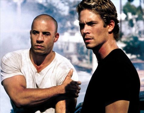 Toredo & Brian!!! Paul Walker Dead, Fast And Furious Cast, Fast N Furious, Fast And Furious Actors, Brian O Conner, Maybelline Mascara, Actor Paul Walker, Fast Five, Dominic Toretto