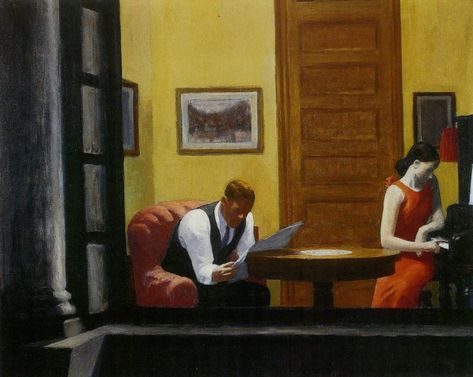 Seeing Edward Hopper With New Eyes on His Birthday Room In New York, Edward Hopper Paintings, Gregory Crewdson, Hopper Art, Malcolm Liepke, American Realism, Social Realism, Famous Artwork, Edward Hopper