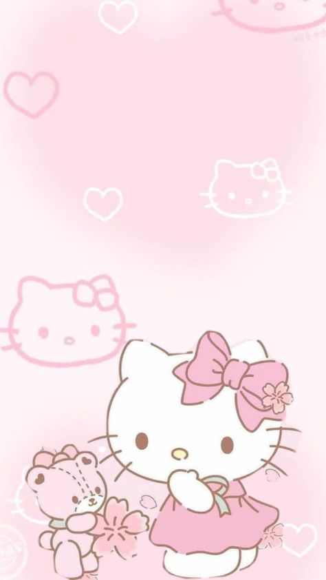 I love hello kitty Hello Kitty Lock Screen, Candy Logo, Wallpaper Pink Cute, Hello Kitty Background, Images Hello Kitty, Kitty Background, Melody Wallpaper, Iphone Widgets, I Love Hello Kitty