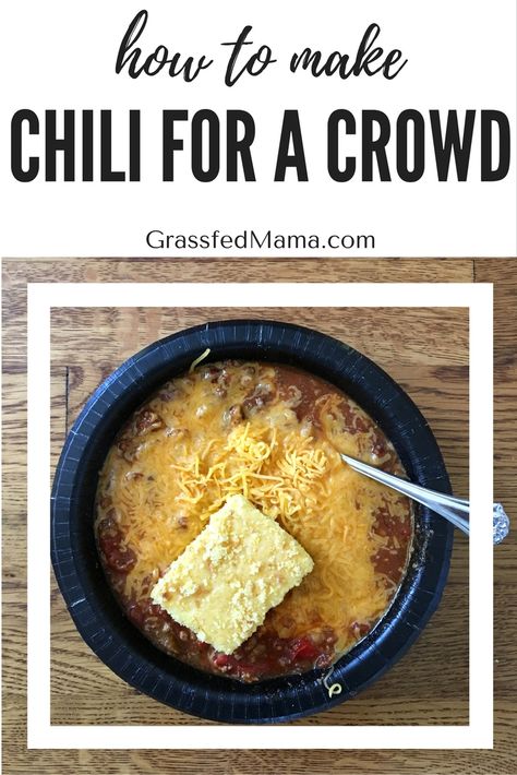 Chili For A Crowd, Hey Monday, How To Make Chili, Crockpot Chili, Easy Chili, Cooking For A Crowd, Red Kidney Bean, Homemade Chili, It's Monday