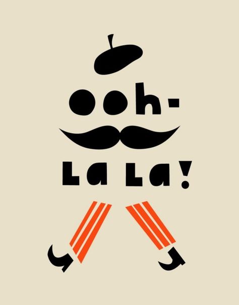 Oh ! La ! La ! C'est magnifique.... Poster Grafico, Paris Tea, Graphic Design Collection, Ooh La La, Visual Statements, Oui Oui, Tea Towel, The Words, Graphic Design Inspiration