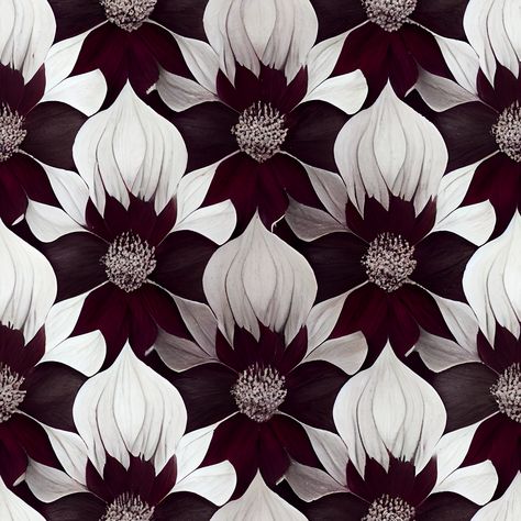 Black Dahlias, Watercolor Pattern Design, Dark Florals, Black Plum, Best Background Images, Flowers Watercolor, Dark Floral, Pattern White, Plum Purple