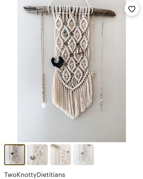 Macrame Jewelry Holder, Macrame Jewellery, Jewellery Holder, Macrame Jewelry, Jewelry Holder, Crochet Earrings, Macrame, Crochet, Macramé