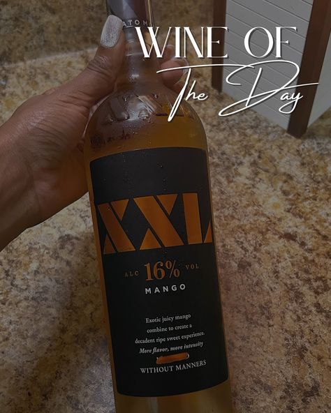 XXL mango wine is my go to for a Sunday reset 👌🏾 #winereview #winerecommendation #xxlwine Xxl Wine Cocktail, Xxl Wine, Mango Wine, Wine Inspiration, Wine Recommendations, Sunday Reset, Wine Cocktails, June 17, Drink Up