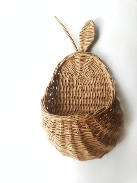 Boho Wicker Decor, Cane Products, Rustic Basket, Baby Toy Storage, Door Basket, Nursery Boho, Rustic Baskets, Wicker Box, Wicker Wall