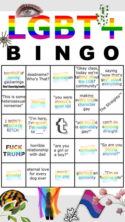 #lgbtq #bingo Lgbtq Bingo, Lgbtq Things, Big Family, Eternal Love, Bingo, Memes