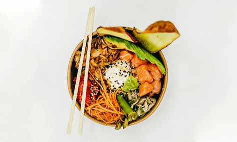 Comment Faire Du Riz Vinaigré Pour Poke Bowl ? Poke Bowl Receta, Cilantro Salmon, Superfood Bowl Recipes, Salmon Poke Bowl Recipe, Soy Ginger Dressing, Sushi Bowl Recipe, Superfood Bowl, Poke Bowl Recipe, Salmon Poke