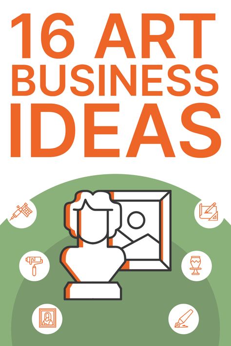 If you have artistic skills and want to capitalize on them, here are profitable business ideas for artists and creative entrepreneurs. #artbusinessideas Art Business Ideas, Small Business Ideas Products, Small Business Ideas Startups, Business Ideas For Students, Profitable Business Ideas, Small Business Online, Best Small Business Ideas, Side Business, Online Side Hustle