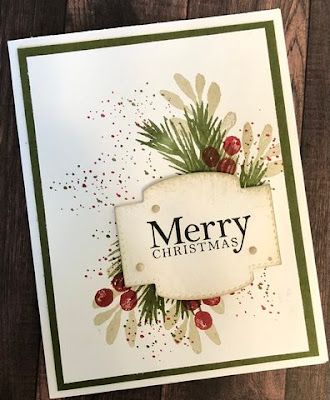 Christmas Cards With Wreaths, Homade Christmas Card, Painted Christmas Dsp Stampin Up Cards, Christmas Card Scrapbooking, Hand Stamped Christmas Cards, Stampin Up Sentimental Christmas, Homemade Xmas Cards, Christmas Cards Handmade Ideas, Diy Christmas Cards Handmade