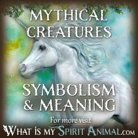 Fantasy  Mythical Creatures Symbolism  Meaning | Spirit, Totem,  Power Animals Unicorn Symbolism Meaning, Unicorn Spirit Animal Meaning, Mythical Demons, Unicorn Meaning, Symbolism And Meanings, Spiritual Readings, Mythical Creatures Drawings, Symbols Meaning, Mystical Beings