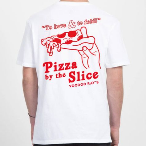 Business T-Shirt Design Ideas Pizza By The Slice, Pizzeria Design, Ny Style Pizza, Business T Shirt, Pizza Branding, Pizza Logo, Pizza Art, Pizza Tshirt, T Shirt Design Ideas