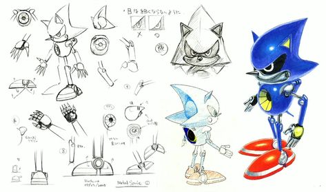 Metal Sonic/Gallery - Sonic News Network, the Sonic Wiki Sonic Au, Sonic The Hedgehog 4, Sonic Drawing, Sonic Pics, Sonic Friends, Robot Designs, How To Draw Sonic, Sonic Dash, Metal Sonic