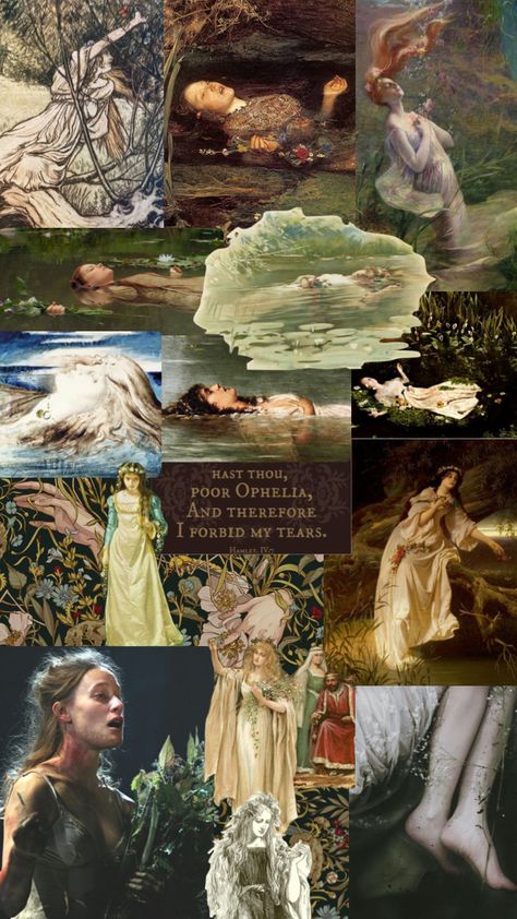 Hamlet And Ophelia Aesthetic, Ophelia Core, Ophelia Movie, Ophelia Aesthetic, Raphaelite Paintings, Ophelia Song, Ophelia Painting, Hamlet And Ophelia, Digital Humanities