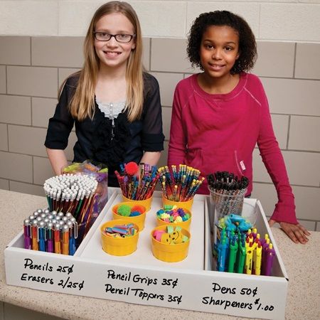 School Store Display Tray School Spirit Store, Pta Events, Pta Fundraising, School Pto, Student Leadership, Pta School, Education Games, Leadership Activities, Spirit Store