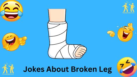 Life can throw us unexpected challenges, and sometimes, it’s in the form of a broken leg. While the experience itself is no laughing matter, finding humor in difficult situations can be a great coping mechanism. So, brace yourself for a rib-tickling ride as we share a selection of side-splitting jokes centered around broken legs. Remember, laughter is the best medicine! Broken Foot Humor, Broken Bones Humor, Laughter Is The Best Medicine, Broken Foot, Broken Ankle, Coping Mechanism, Broken Leg, Brace Yourself, Coping Mechanisms