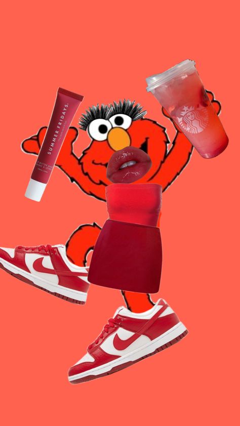 Elmo be in his baddie era fr fr😂#elmo#slay#preppy Slay Baddie, Preppy Cartoon Character, Baddie Characters, Elmo Fire, Halloween Baddie, Bow Wallpaper Iphone, Elmo World, Iphone Wallpaper Preppy, Cute Funny Pics