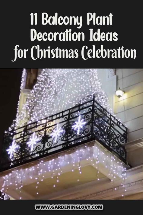 Balcony Ideas For Christmas, Christmas Small Balcony Decor, Apartment Balcony Christmas Decorations, Balcony Lights Christmas, Christmas Apartment Patio Decorations, Christmas Decoration Balcony, Xmas Balcony Decoration, Apartment Christmas Decor Balcony, Christmas Decor Ideas For Apartments Balcony