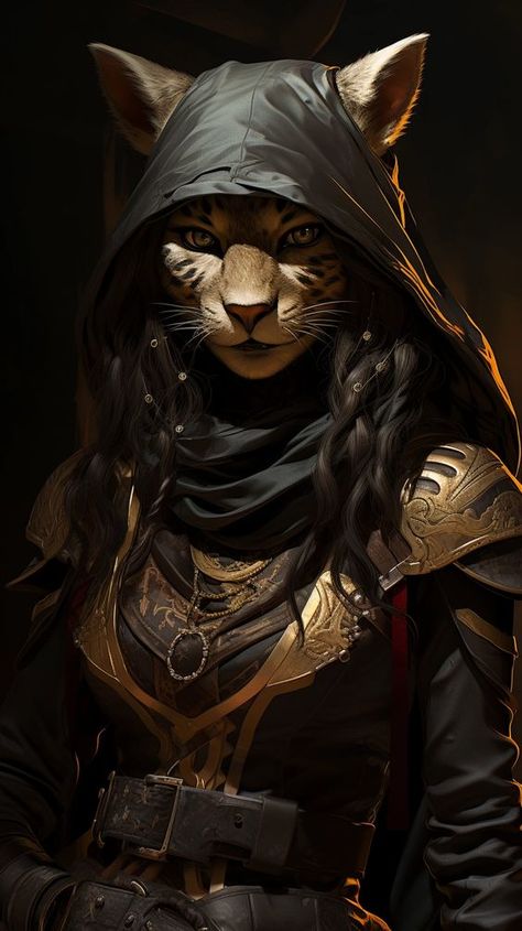 Khajit Art Female, Tabaxi Leopard, Tabaxi Rogue Female Dnd, Dnd Tabaxi Female Rouge, Dnd Tabaxi Female, Tabaxi Pirate, Khajiit Art, Tabaxi Fighter, Khajiit Female