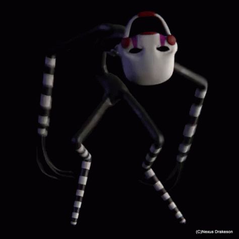 Fnaf Gif, Marionette Fnaf, Nightmare Fuel, Creepy Gif, Fnaf Sl, Scary Games, Fnaf Sister Location, Animatronic Fnaf, Fnaf Wallpapers