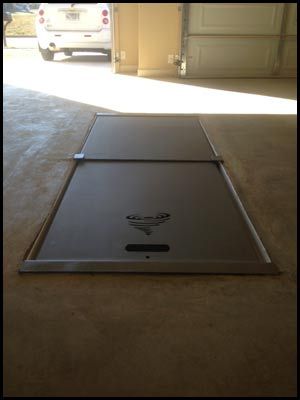 Storm Shelter In Garage Floor, Storm Shelter In Garage, Storm Shelters, Tornado Shelter, Storm Shelter, Garage Floor, Garage Design, Tornado, Loved Ones