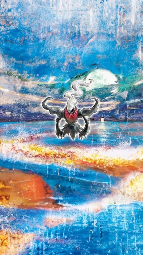 Pokemon Card Wallpaper, Darkrai Wallpapers, Pokemon Tcg Art, Pokemon Cards Aesthetic, Pokemon Card Art, Rayquaza Wallpaper, Dark Type Pokemon, Pokemon Zoroark, Rayquaza Pokemon