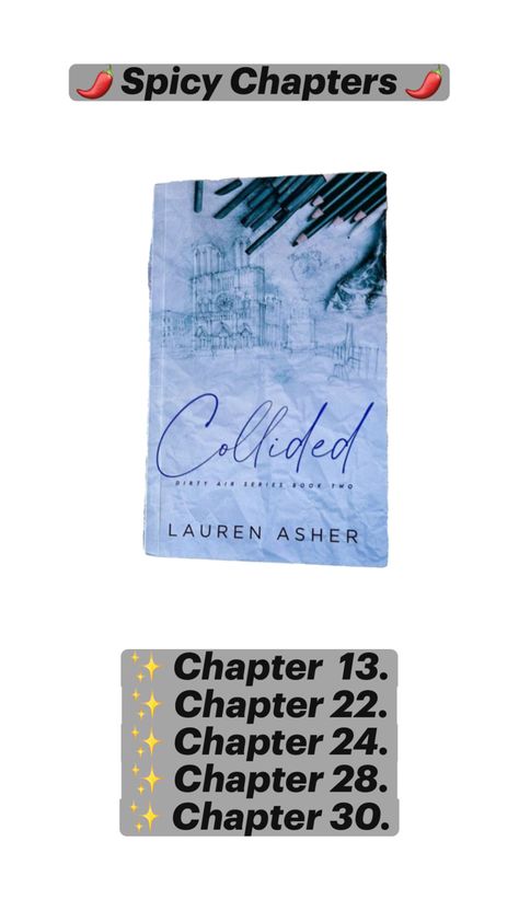 Lauren Asher: Collided Spicy Chapter Spicy Chapters, Lauren Asher, Dark Books, Dirty Air, Romance, Books