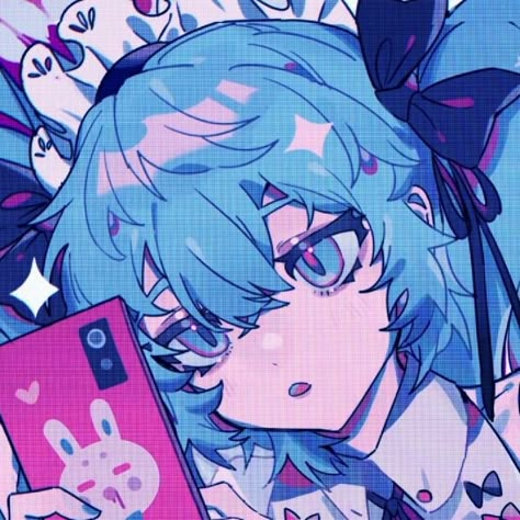 Miku Pfp Cute, Hatsune Miku Icon Aesthetic, Colorful Anime Pfp, Blue Anime Pfp, Highlight Pfp, Beautiful Pfp, Pfp Blue, Miku Pfp, Second Male Lead