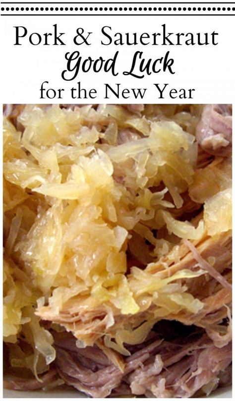 New Year Pork And Sauerkraut Crock Pot, New Years Pork And Sauerkraut Crock Pot, Crockpot Pork Sauerkraut, Pork Kielbasa And Sauerkraut, New Years Day Sour Kraut, Saurkraut Recipes Crockpot Pork Roast, Polish Pork And Sauerkraut, Pork Roast And Sauerkraut Crock Pot Recipes, German Pork And Sauerkraut