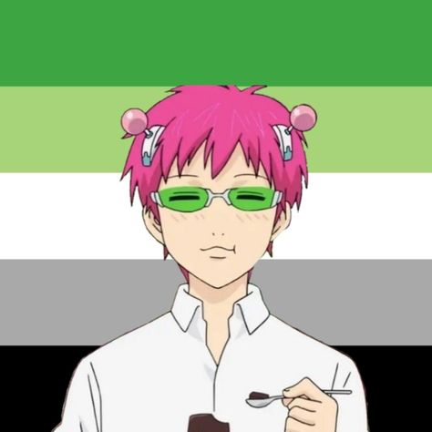 Saiki pride pfp Aromatic Pfp, Aroace Saiki, Pride Pfp, Disney Art Of Animation, Art Of Animation Resort, Coffee Jelly, Pride Icons, Aro Ace, Jelly Wallpaper