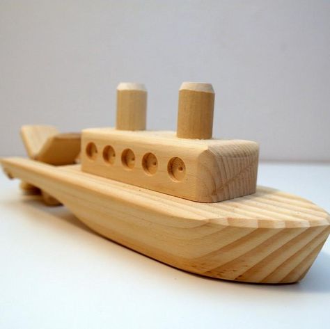 Showboat – Thorpe Toys Small Wooden Projects, Kids Kitchen Accessories, Diy Kids Kitchen, Toy Boats, Wood Toys Plans, Making Wooden Toys, Wooden Paddle, Wooden Truck, Toy Boat